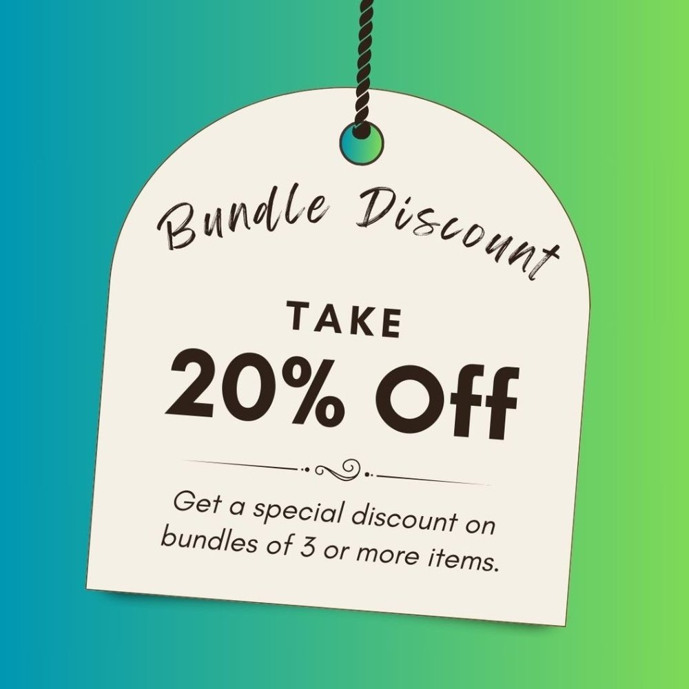 20% off Bundles of 3+ Items!